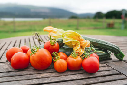 Orto estivo a luglio: come coltiviamo pomodori e zucchine